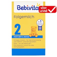 Bebivita 2 pokračovací mléčná kojenecká výživa od ukončeného 6. měsíce 500g