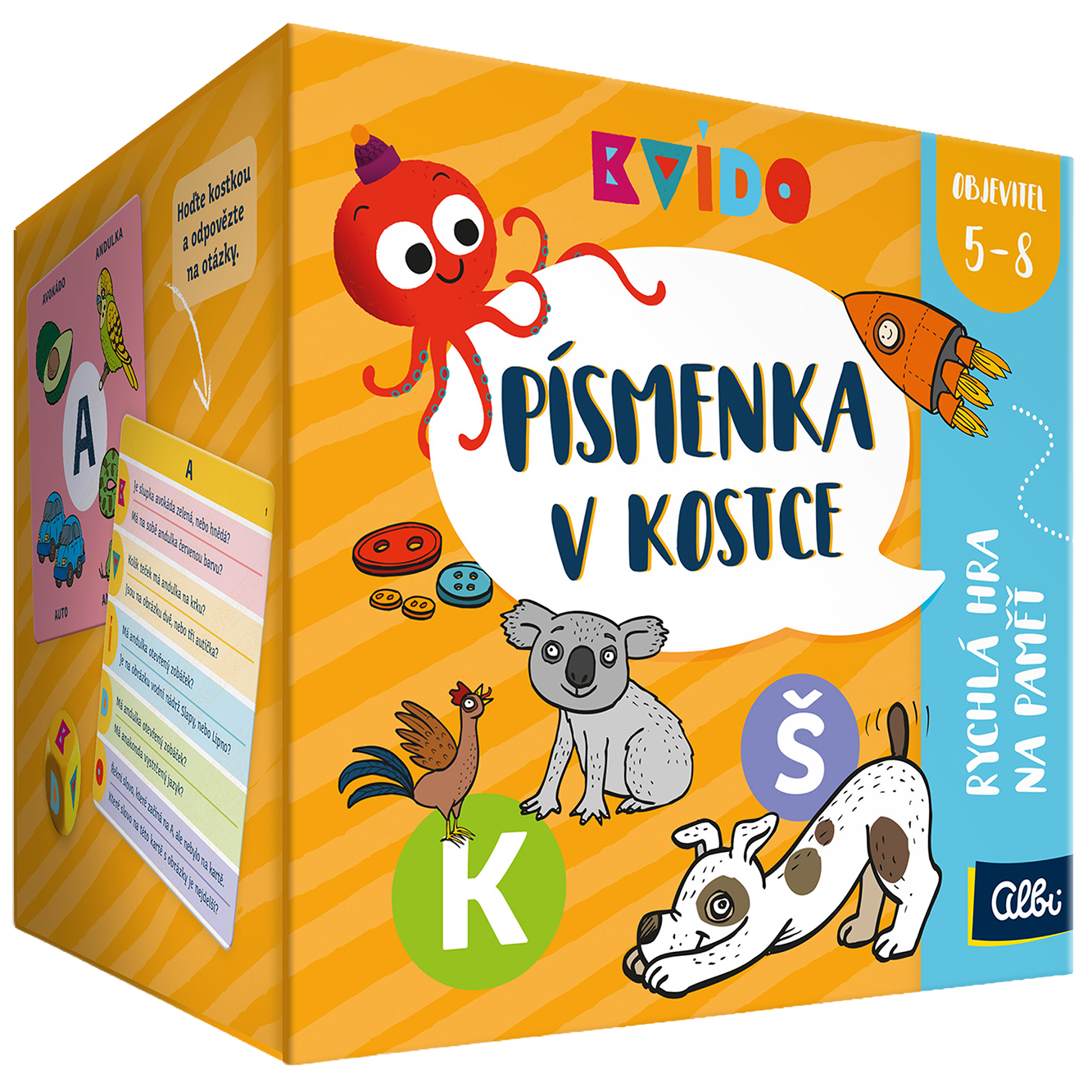 Albi Kvído Písmenka v kostce
