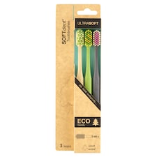 SOFTdent Eco Ultra Soft zubní kartáčky 3 ks