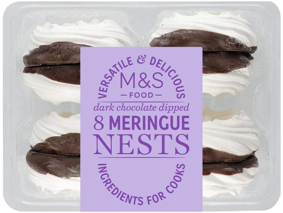 Marks & Spencer Sněhové pusinky máčené v hořké čokoládě