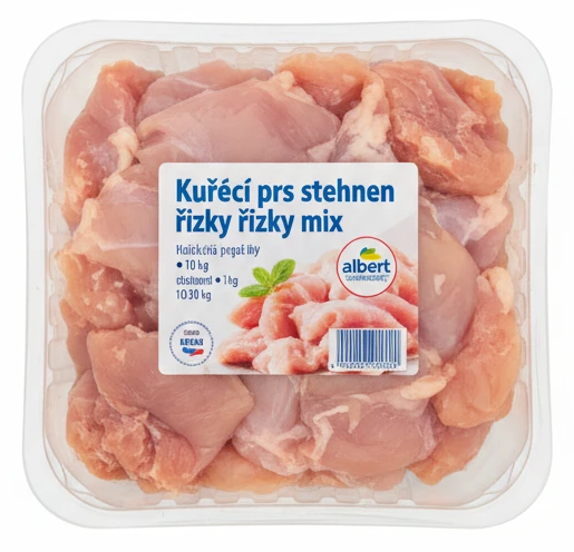 Kuřecí prsní a stehenní řízky mix