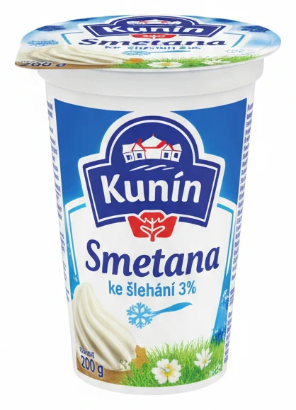 Kunín Smetana ke šlehání 31%