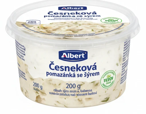 Česneková pomazánka se sýrem