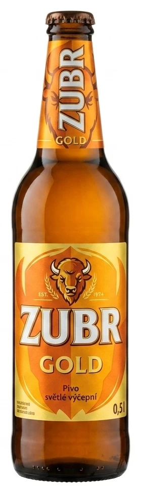 Zubr Gold Pivo světlé výčepní