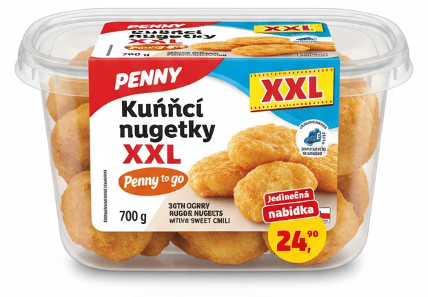 Kuřecí nugetky XXL Penny To Go