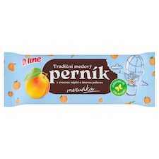 Druid D.line Tradiční medový perník s ovocnou náplní a tmavou polevou meruňka 60g