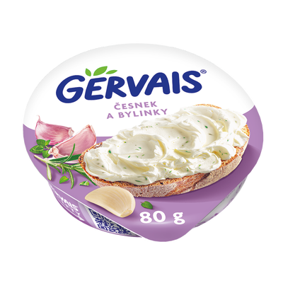 Gervais Čerstvý tvarohový sýr s česnekem a bylinkami