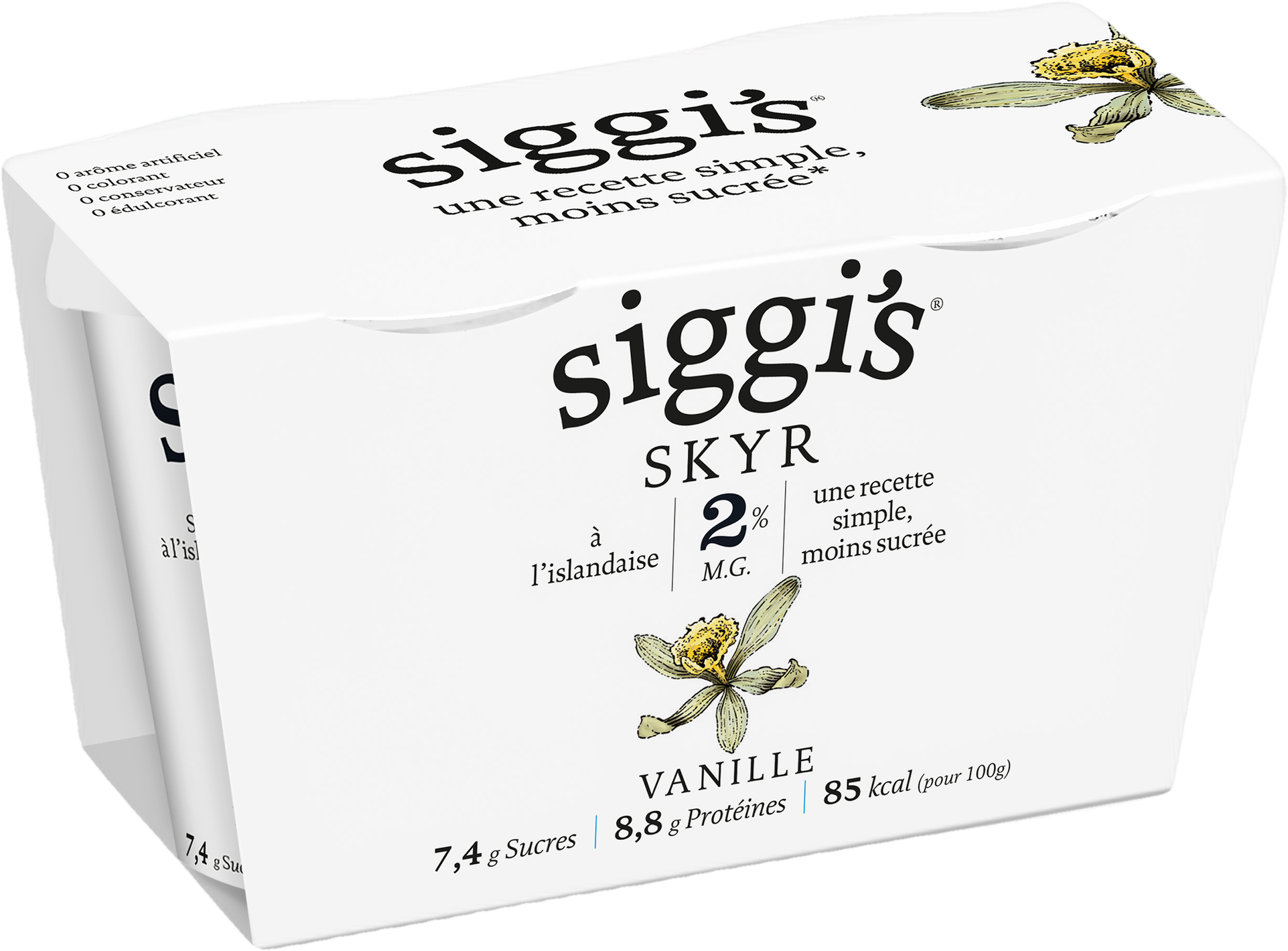 Siggi's Skyr 2% vanilka 2×140 g