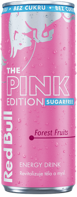 Red Bull Pink Sugarfree s příchutí lesního ovoce
