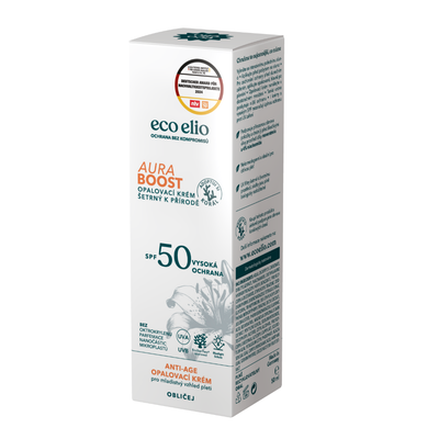 eco elio Opalovací krém Aura Boost