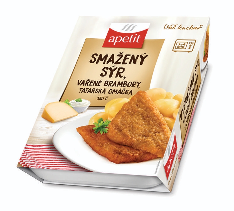 Apetit Smažený sýr , vař.brambory, tatar.omáčka 390g