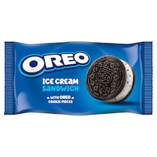 Oreo Kakaové sendvičové sušenky plněné mraženým krémem s vanilkovou příchutí 110ml