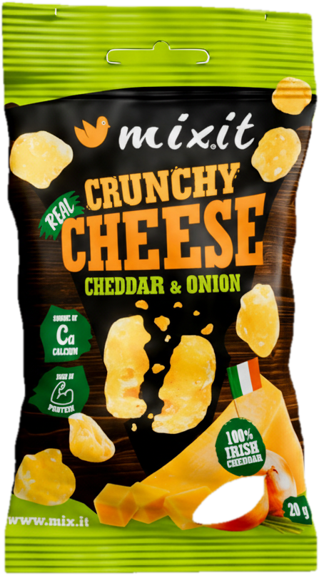 Mixit Křupavý sýr do kapsy – Irský cheddar & cibule