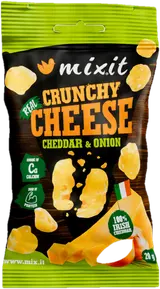 Mixit Křupavý sýr do kapsy – Irský cheddar & cibule