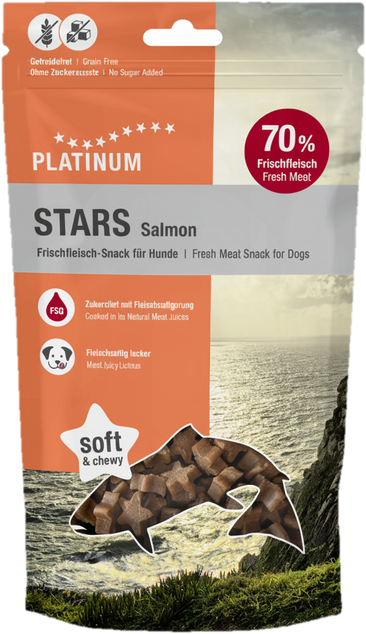 Platinum Stars Salmon pamlsky pro psy
