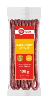 Váš Výběr Kabanosky sýrové 100g