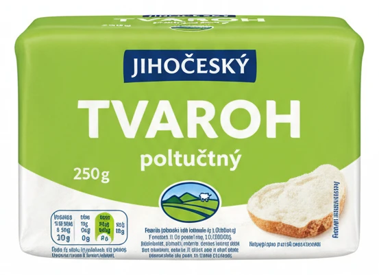 Jihočeský tvaroh polotučný