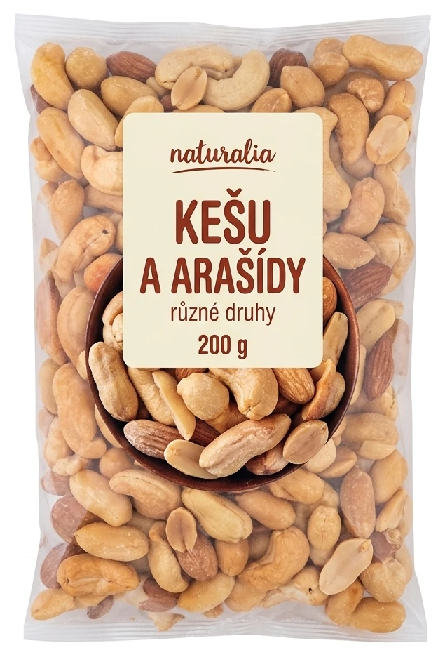 Kešu a arašídy Naturalia