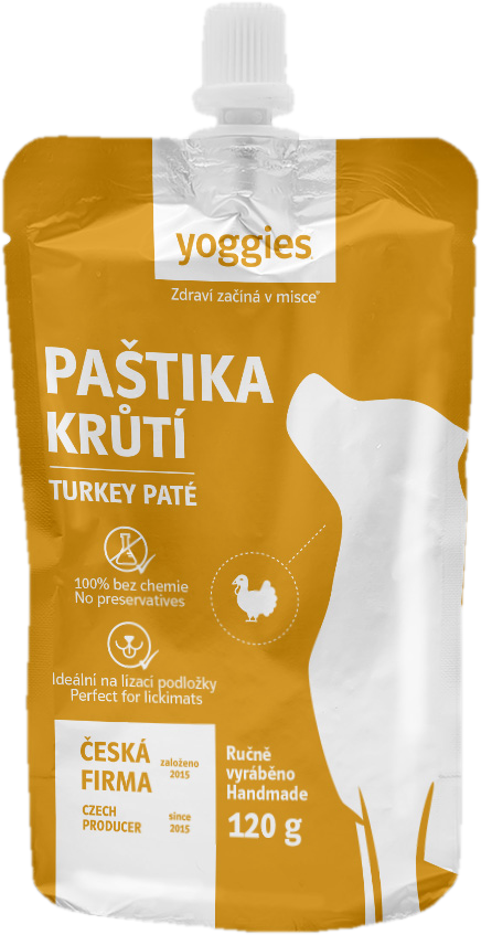 Yoggies Paštika s krůtím masem pro psy