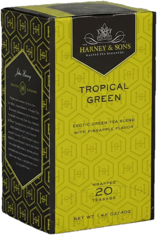 Harney & Sons Premium Tropical Green zelený čaj