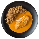 Balanced food Proteinové kuře na paprice s čerstvými celozrnnými těstovinami ze Zátiší