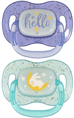 Canpol babies Dudlík svítící silikonový symetrický NIGHTGLOW (6-18 m), kluk