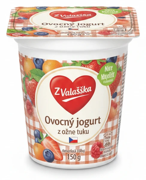 Ovocný jogurt z Valašska