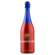 FC Barcelona Nealkoholický sycený nápoj s jablečnou šťávou a s jahodovou příchutí 750ml