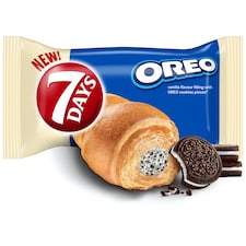 7 Days Croissant Oreo s vanilkovou příchutí a kousky kakaových sušenek 60g