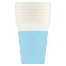 Decorata Party Modré papírové poháry 200 ml 8 ks