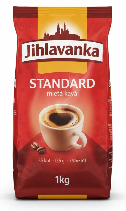Jihlavanka Standard mletá káva