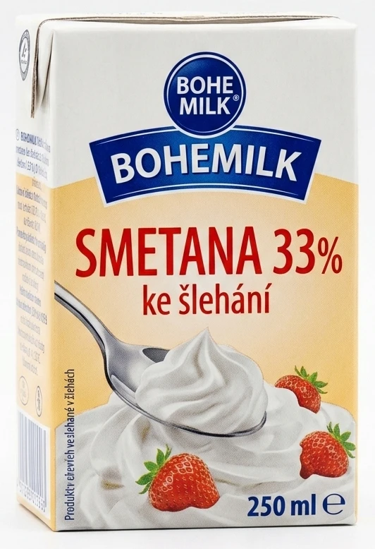 Bohemilk Smetana ke šlehání 33%