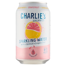 Charlie's Organics sycený nealkoholický nápoj s grepovou, pomerančovou a citronovou šťávou 330ml
