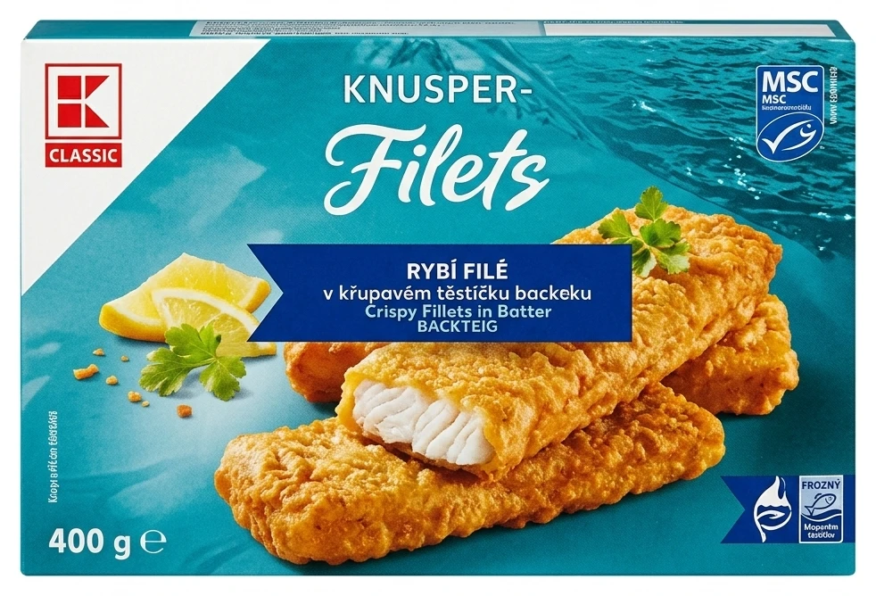 Rybí filé v křupavém těstíčku