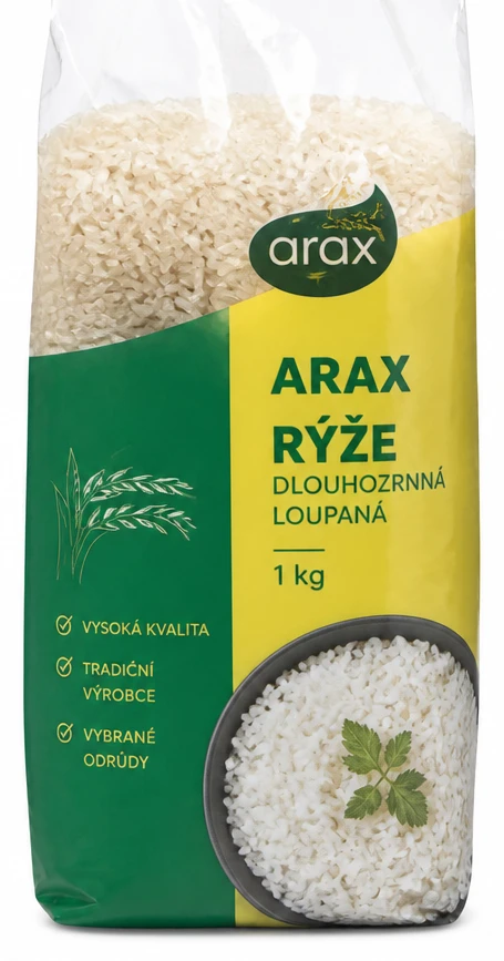 ARAX Rýže dlouhozrnná loupaná