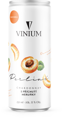 Vinium Perlivé Chardonnay Meruňka