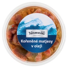 Varmuža Kořeněné matjesy v oleji 200g
