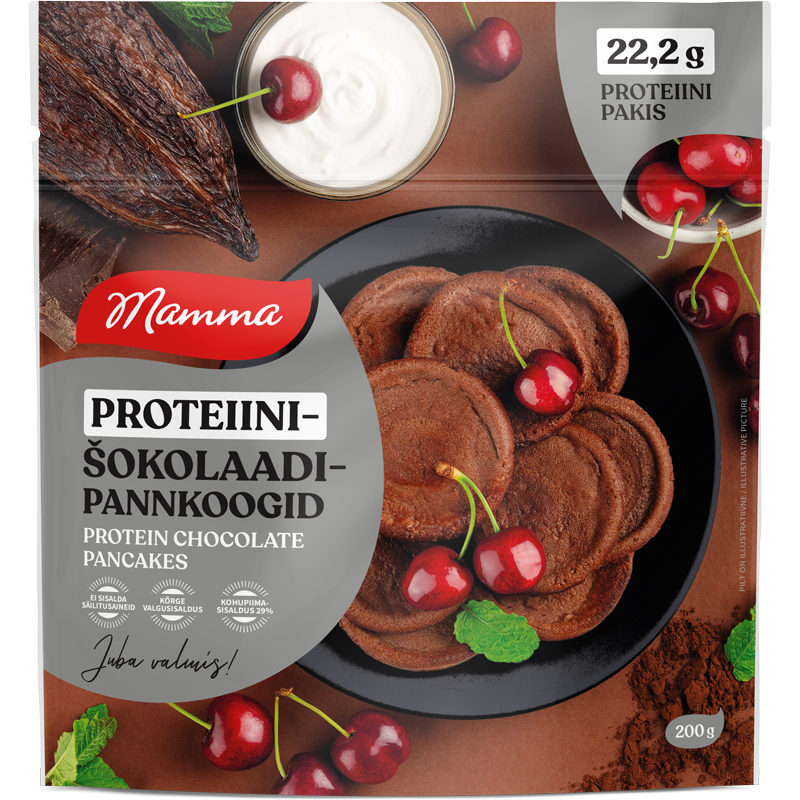 Mamma Čokoládové cheesecake palačinky s vysokým obsahem bílkovin