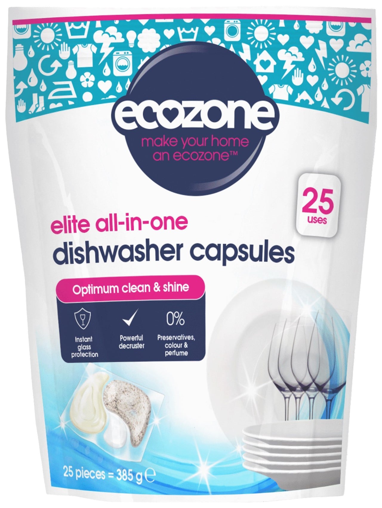 Ecozone Elite All-in-One kapsle na nádobí