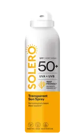 SOLERO Transparentní sprej na opal. SPF50+ 200ml