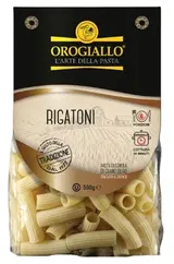 Orogiallo Těstoviny sušené bezvaječné rigatoni