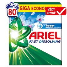Ariel Prací Prášek +Touch of Lenor Spring Awakening, 4.4kg, 80 Praní