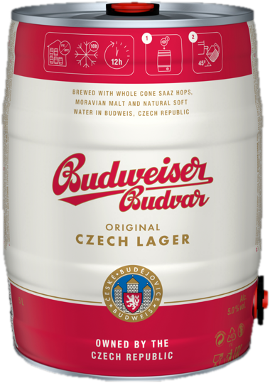 Budweiser Budvar Original 5 l soudek