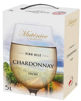Vinařství Mutěnice Jumbo Bib Chardonnay, odrůdové víno bílé