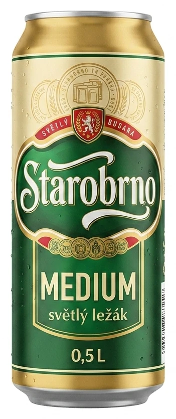Starobrno Medium světlý ležák