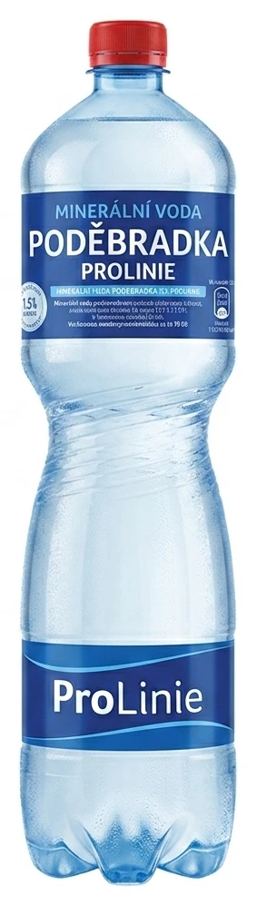 Minerální voda Poděbradka Prolinie