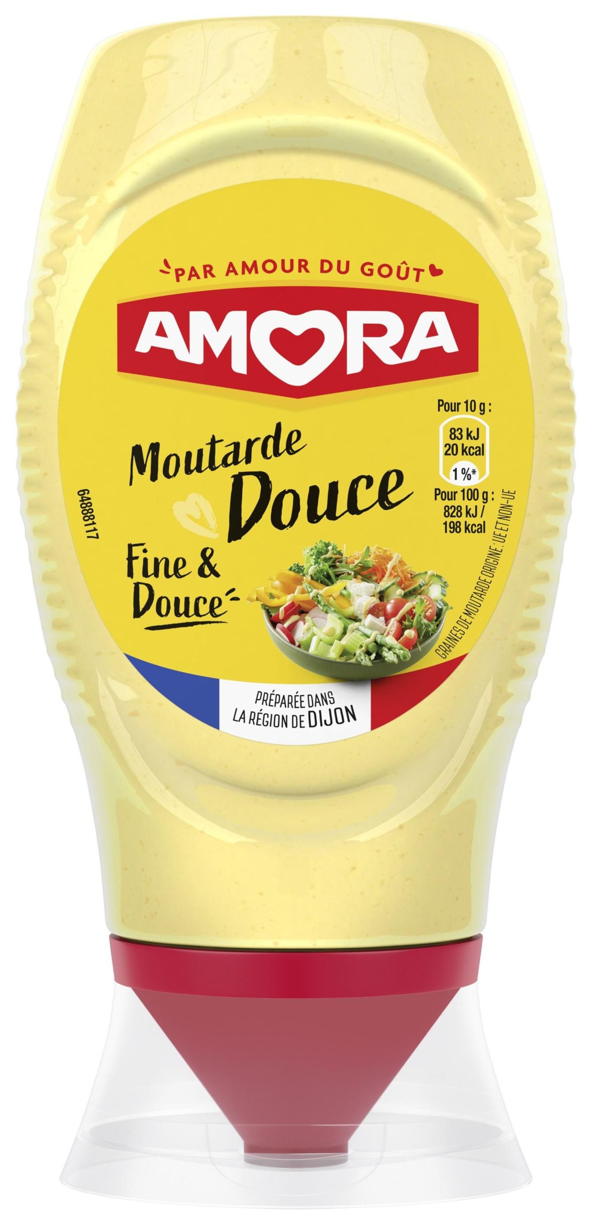 Amora Dijonská hořčice sladká Squeeze 260g