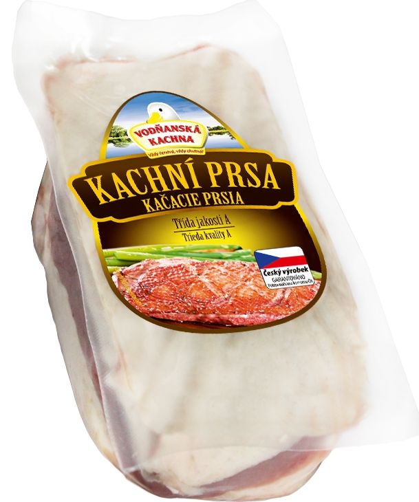 Kachní prsa mražená bez kosti s kůží 500 g