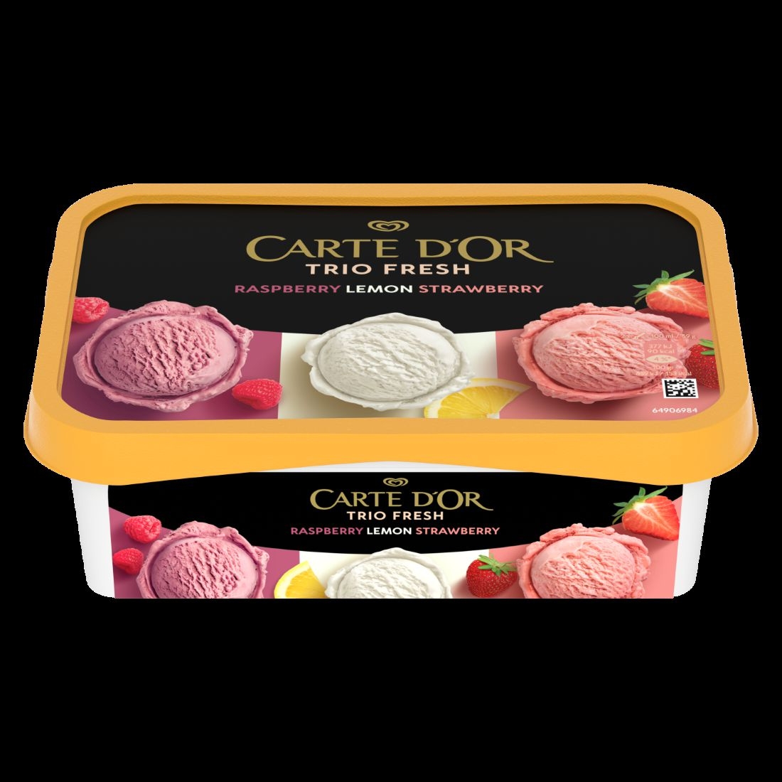 Carte d'Or TRIO FRESH raspberry lemon strawberry zmrzlina 1000ml
