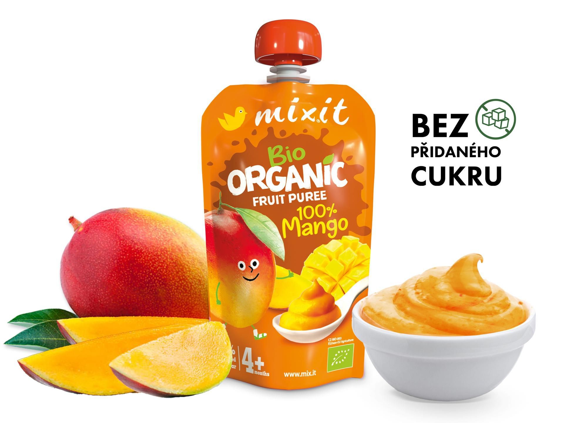 Mixit BIO ovocná kapsička - 100 % Mango 100g